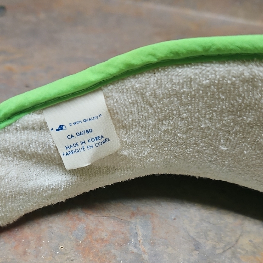 Vintage CentralWeb Visor Hat Neon Green 90s Beach Vollyball Retro - Picture 3 of 4